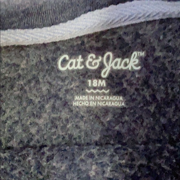 Toddler Girl Heart Logo Sweatshirt Navy Blue - Picture 2 of 2